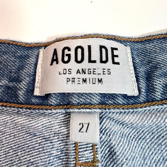 AGOLDE Riley High Rise Straight Crop Jeans Size 27 - Picture 10 of 15